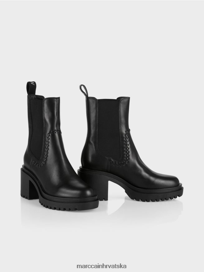 crno Marc Cain chelsea gležnjače s blok petom obuća 4D66P41591