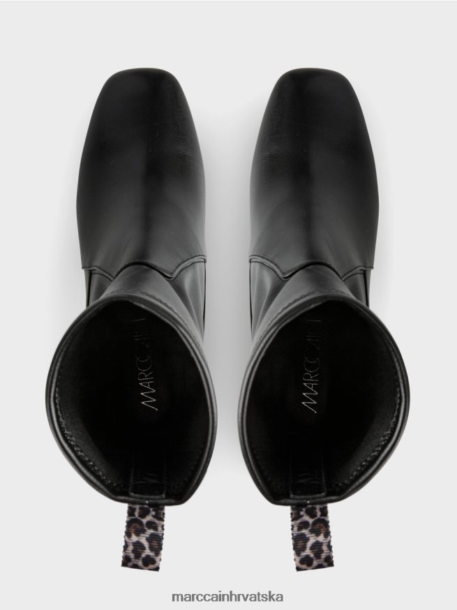 crno Marc Cain gležnjače s leo detaljem obuća 4D66P41578