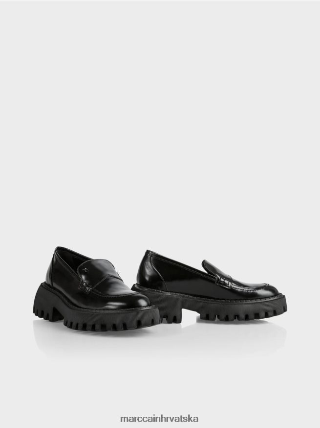 crno Marc Cain niska cipela s ukrasnim šavovima obuća 4D66P41586