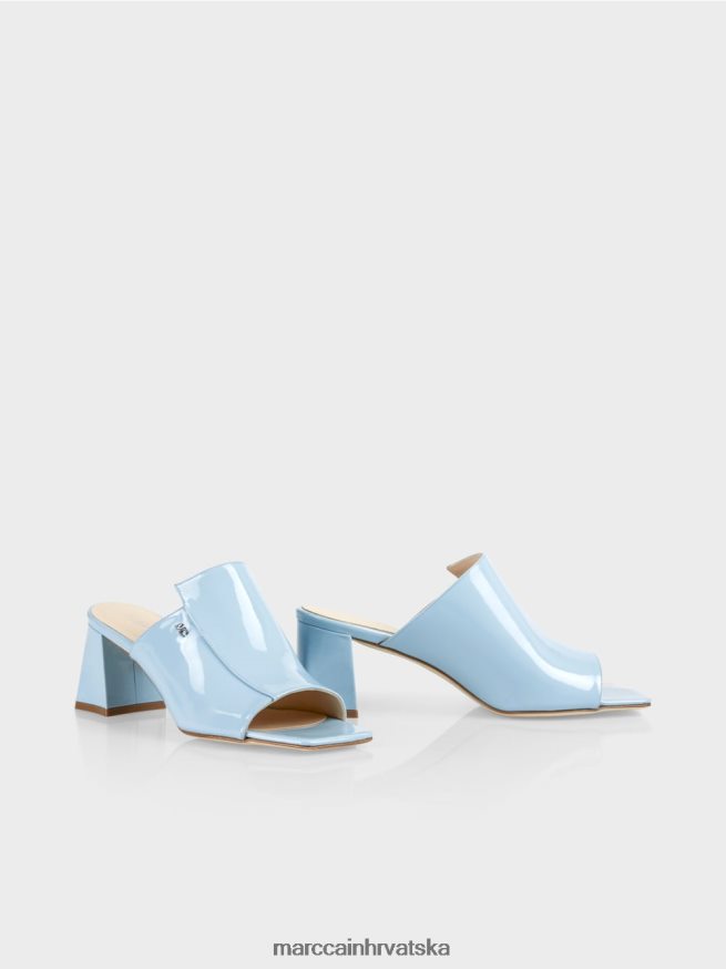 atmosferski plava Marc Cain "rethink together" četvrtaste sandale obuća 4D66P41632