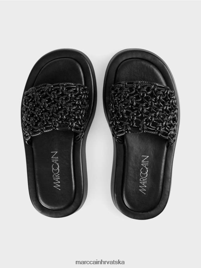 crno Marc Cain moderne sandale s platformom obuća 4D66P41606