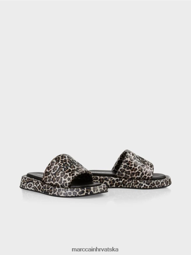 krema u prahu Marc Cain sandale u leopard uzorku obuća 4D66P41652