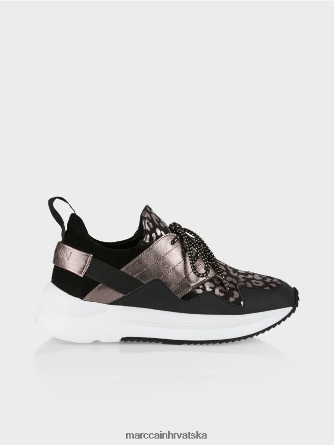 antrazit Marc Cain tenisice s leo dizajnom obuća 4D66P41592