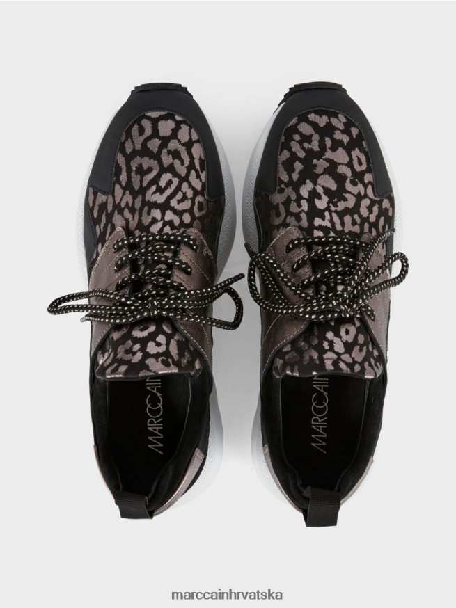 antrazit Marc Cain tenisice s leo dizajnom obuća 4D66P41592