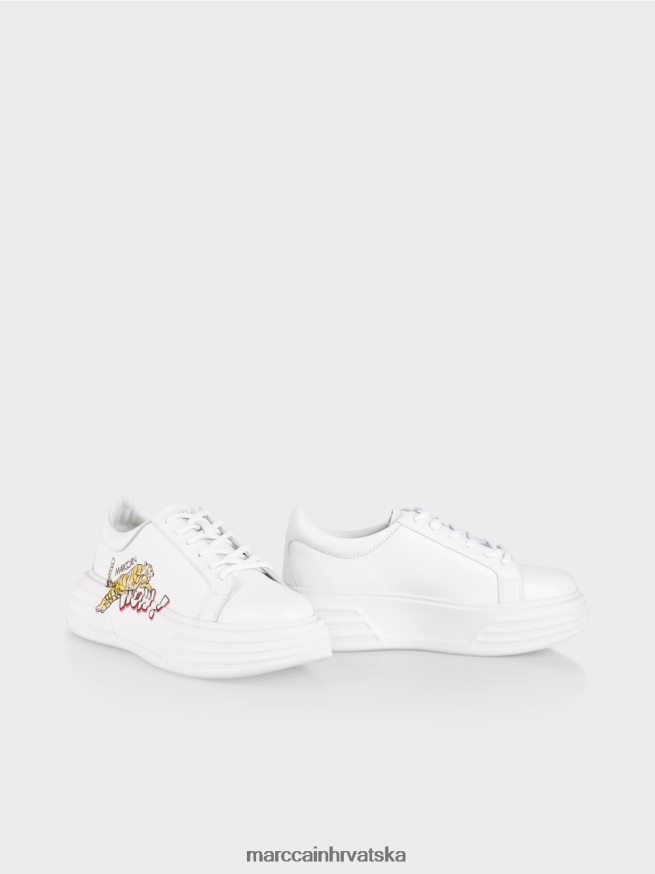 bijela Marc Cain cool platform tenisice obuća 4D66P41554