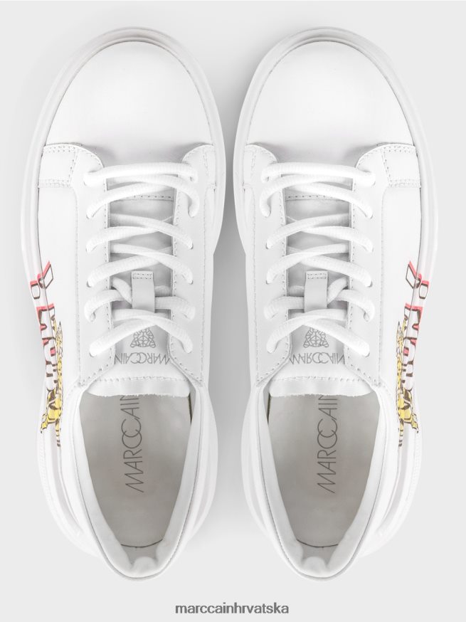 bijela Marc Cain cool platform tenisice obuća 4D66P41554