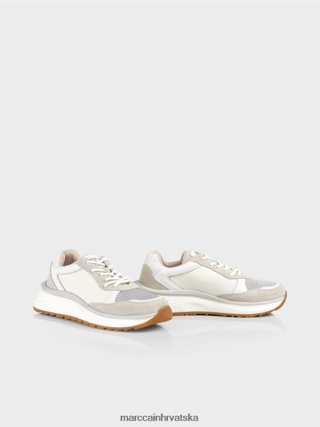 bijela Marc Cain ženstvena tenisica na vezanje obuća 4D66P41625