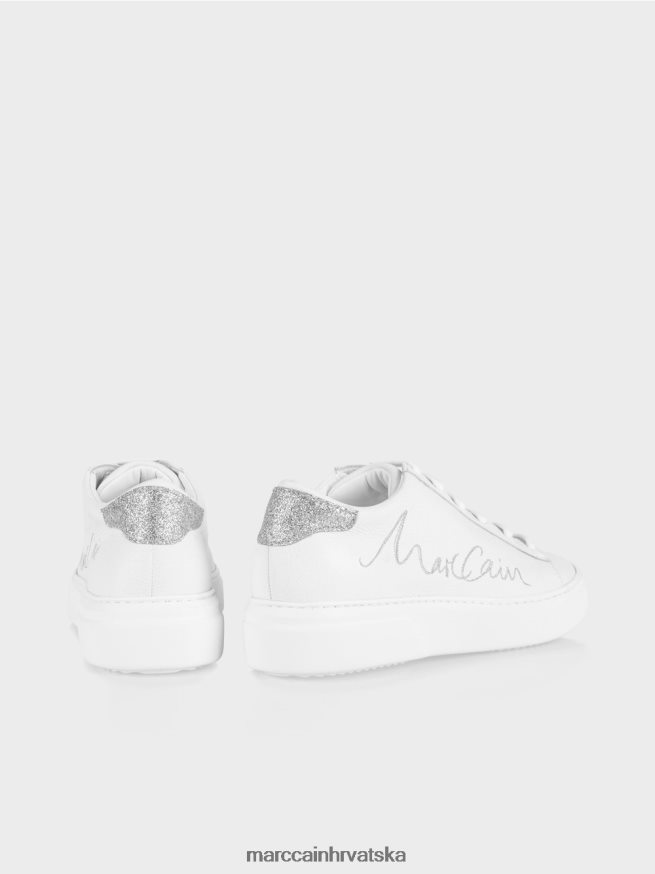 bijela Marc Cain tenisica na vezanje s natpisom obuća 4D66P41552