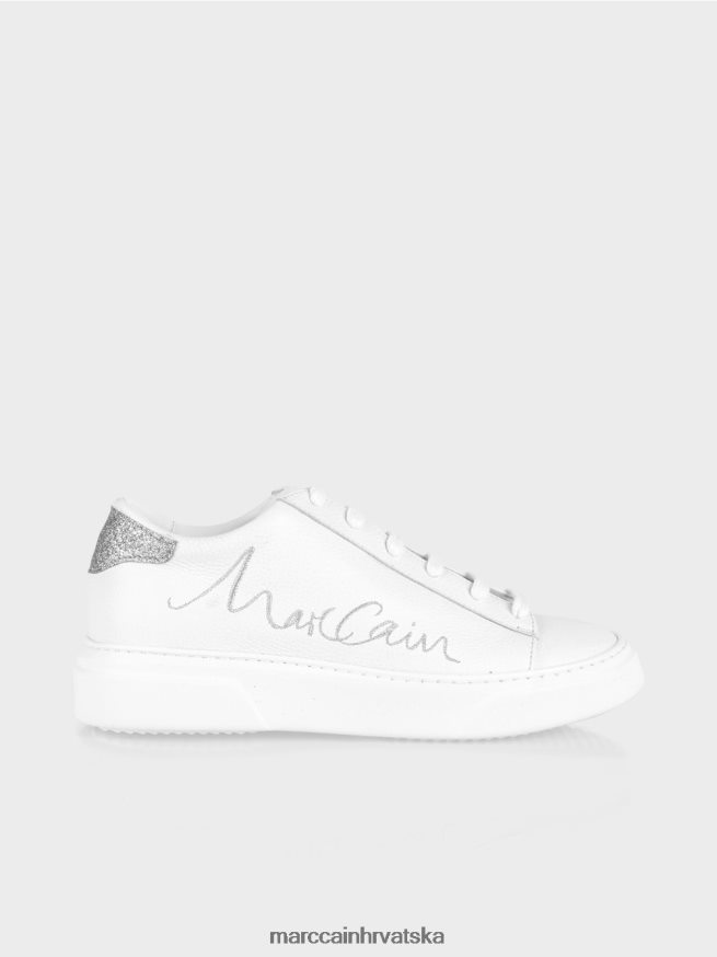 bijela Marc Cain tenisica na vezanje s natpisom obuća 4D66P41552