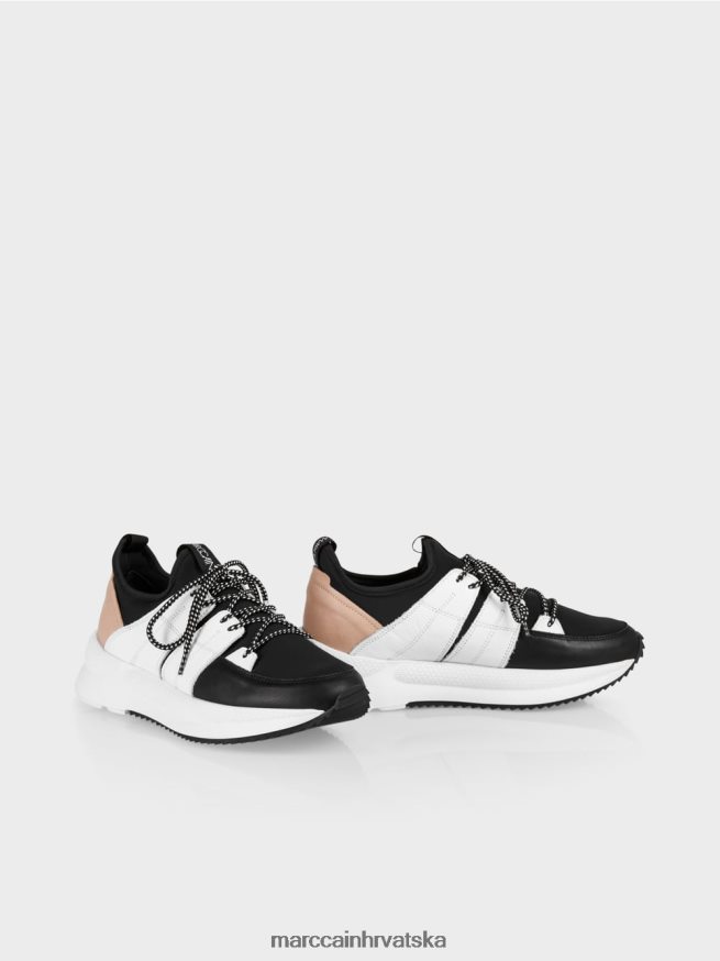 bijela Marc Cain tenisice u mješovitim bojama obuća 4D66P41623