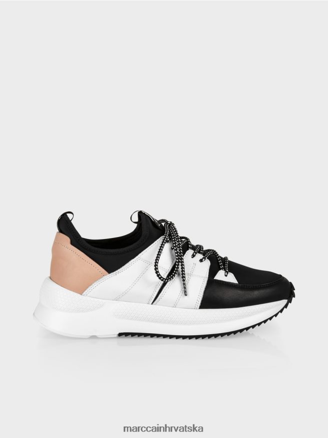 bijela Marc Cain tenisice u mješovitim bojama obuća 4D66P41623