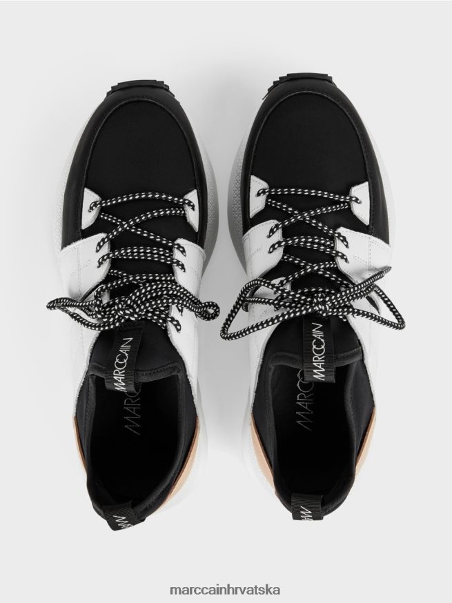 bijela Marc Cain tenisice u mješovitim bojama obuća 4D66P41623