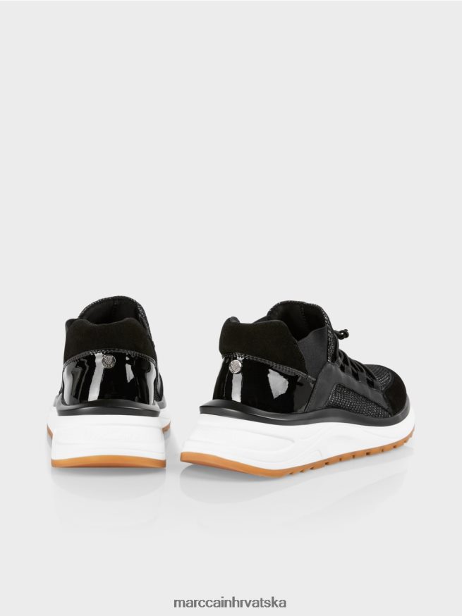 crno Marc Cain praktične slip-on tenisice obuća 4D66P41642