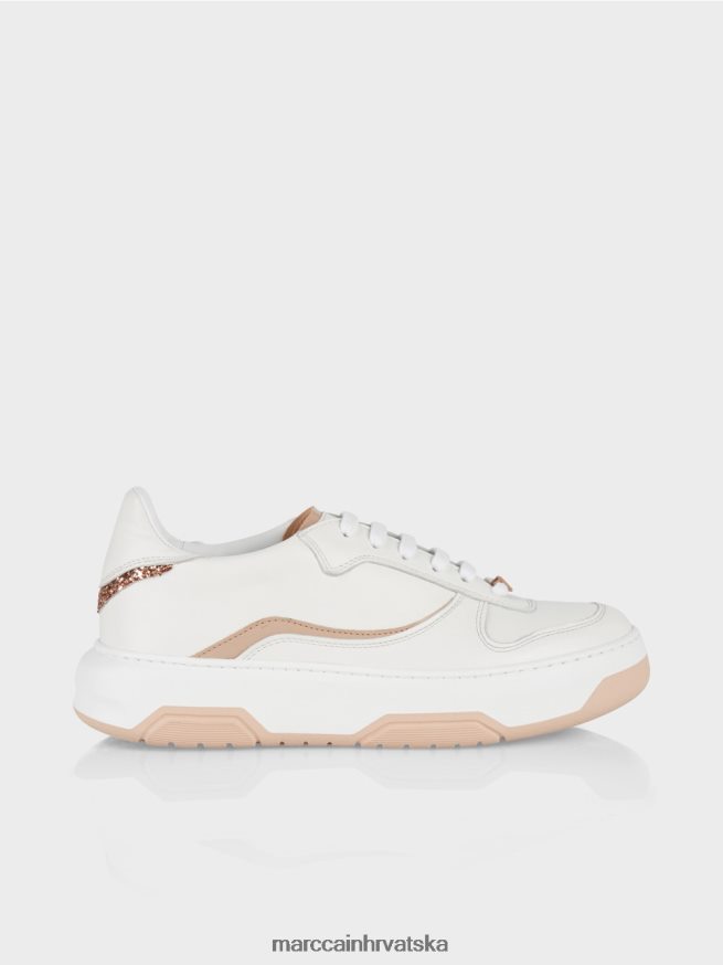 pješčano bež Marc Cain tenisice sa sjajnim detaljima obuća 4D66P41555