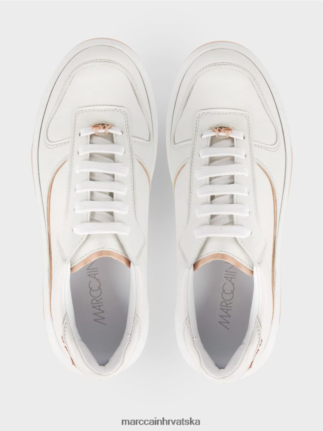 pješčano bež Marc Cain tenisice sa sjajnim detaljima obuća 4D66P41555