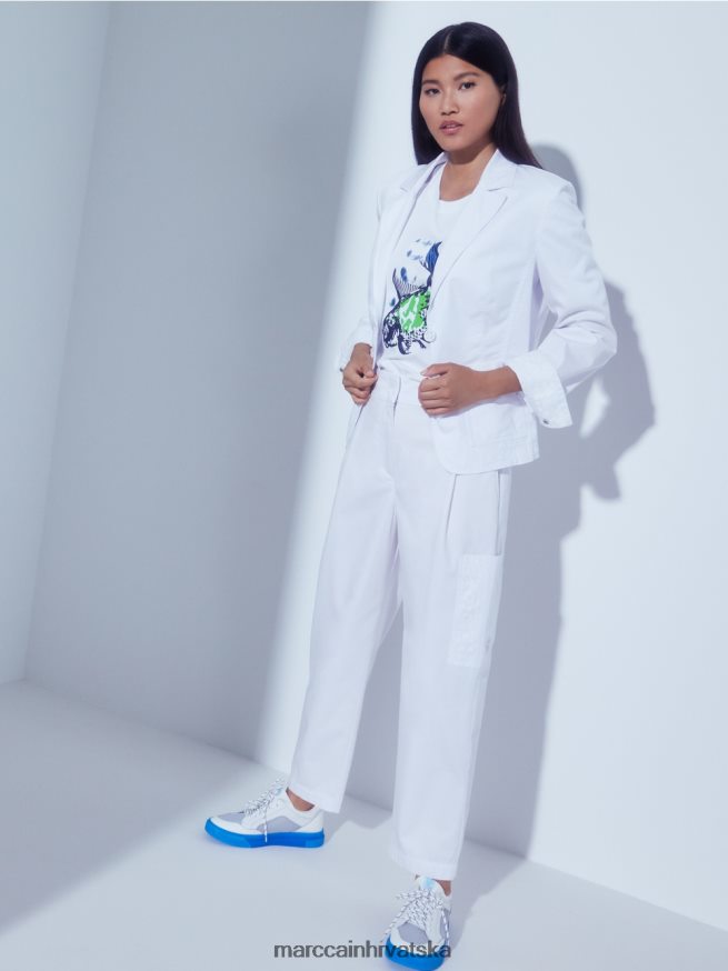 bijela Marc Cain figura zagrljaj sako 