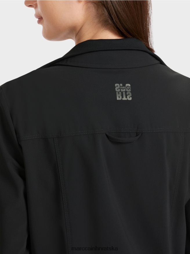 crno Marc Cain blejzer dva u jedan odjeća 4D66P4166