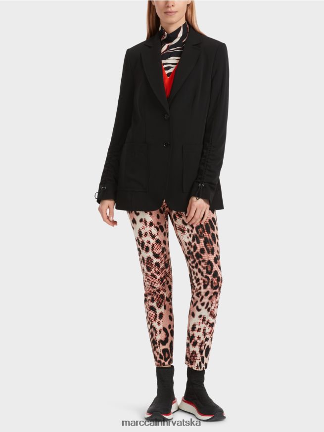 crno Marc Cain krojeni blejzer odjeća 4D66P4158