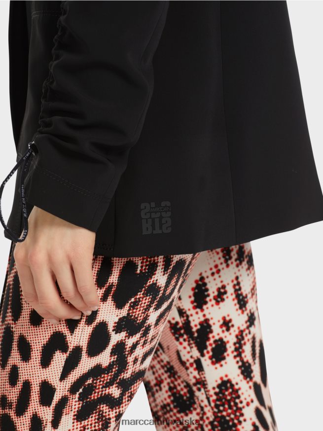 crno Marc Cain krojeni blejzer odjeća 4D66P4158