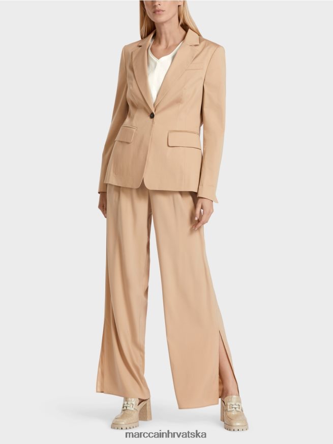 duboki pijesak Marc Cain podstavljeni pamučni blejzer odjeća 4D66P4191