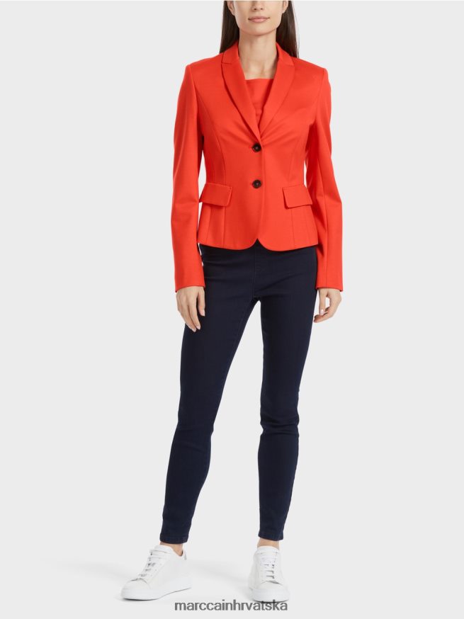 kampari Marc Cain pripijeni blejzer s uskim reverom odjeća 4D66P4177
