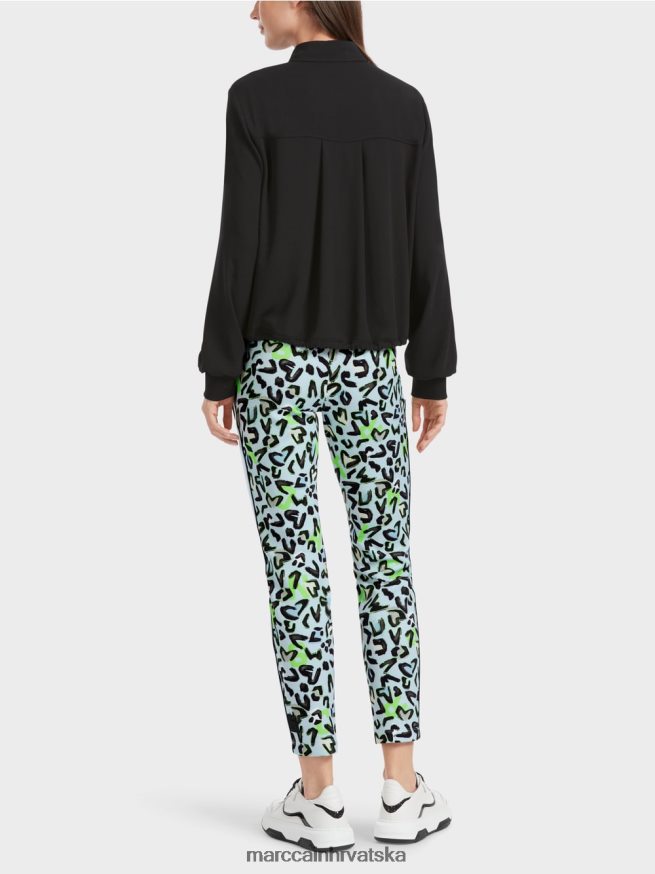 crno Marc Cain bluza s uzicom odjeća 4D66P4876