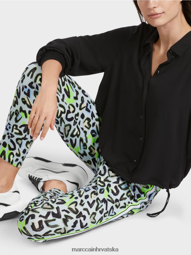 crno Marc Cain bluza s uzicom odjeća 4D66P4876