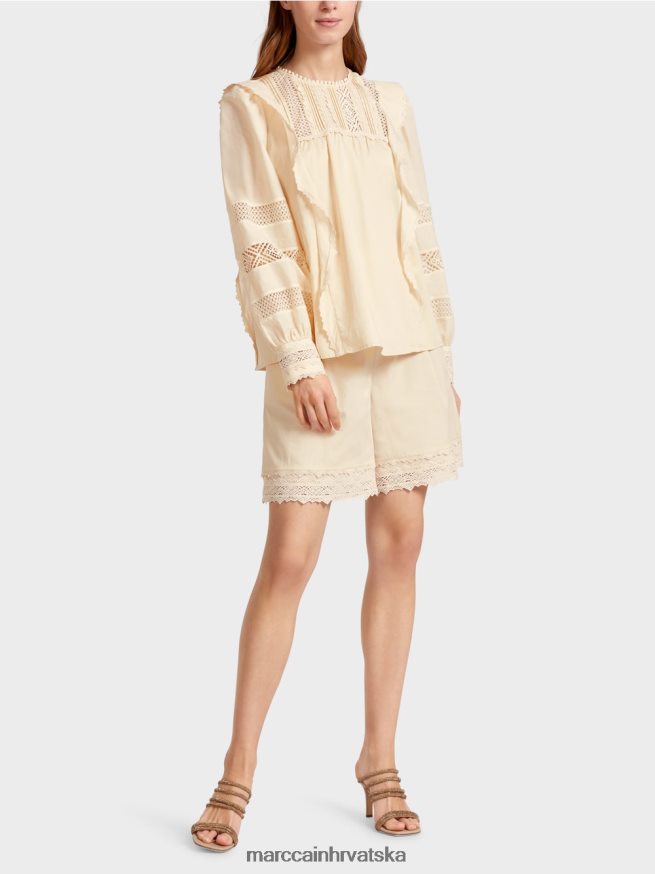 krema Marc Cain bluza inspirirana etničkim motivima odjeća 4D66P4911