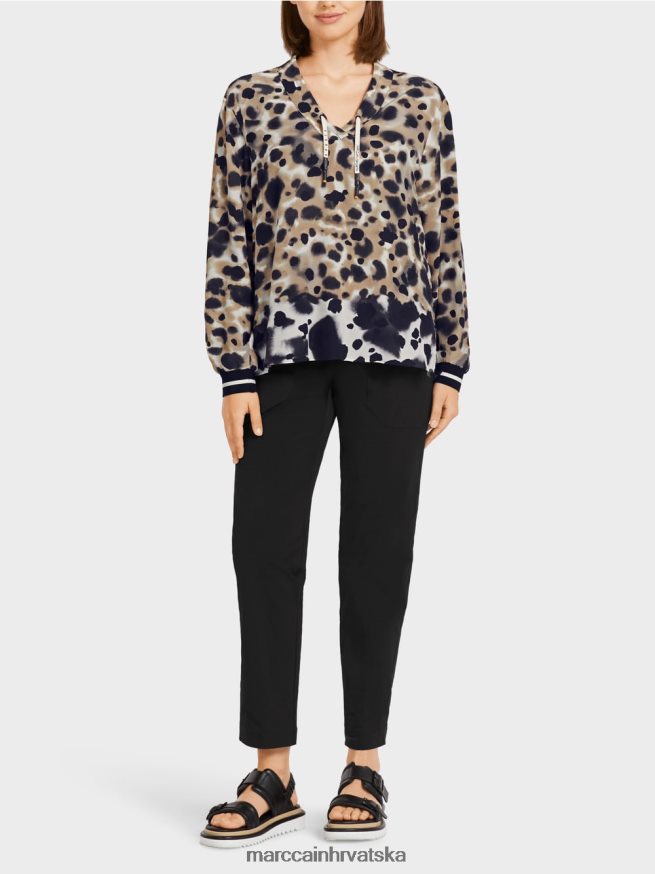 lagana kava Marc Cain "rethink together" top u stilu bluze odjeća 4D66P4984