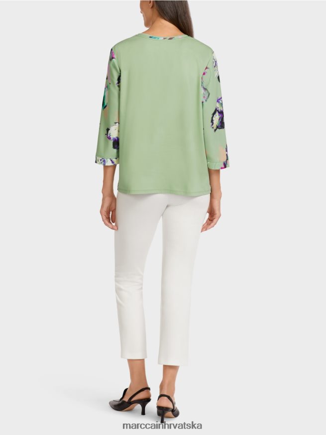 metvica u prahu Marc Cain gornji dio u stilu bluze s tri četvrtine rukava odjeća 4D66P41009