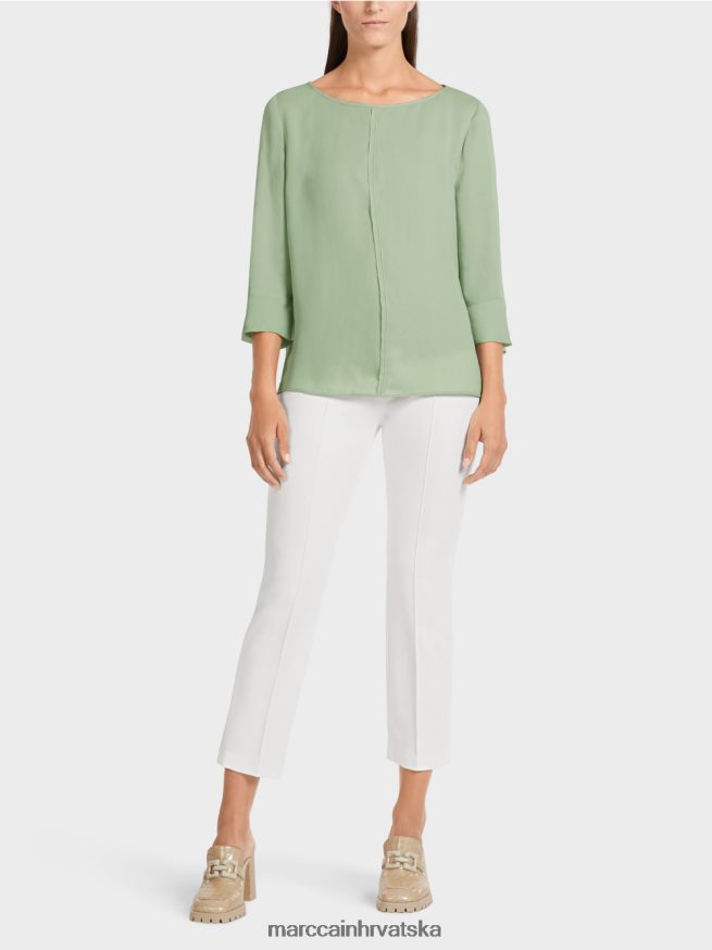 metvica u prahu Marc Cain "rethink together" top u stilu bluze odjeća 4D66P41012