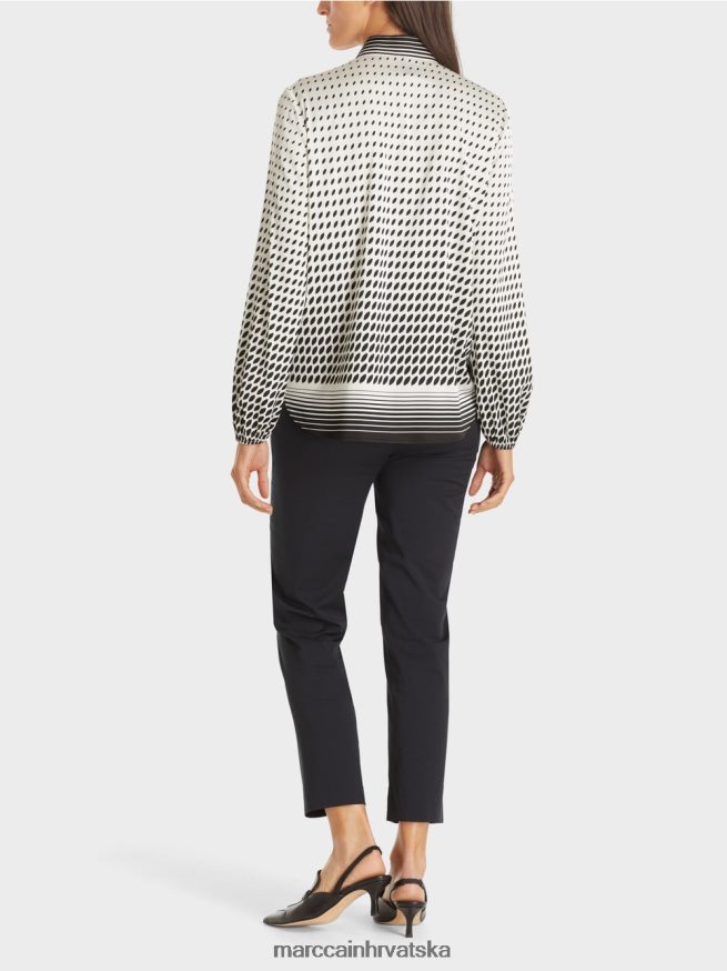 nova čisto roza Marc Cain bluza s mješavinom uzoraka odjeća 4D66P4996