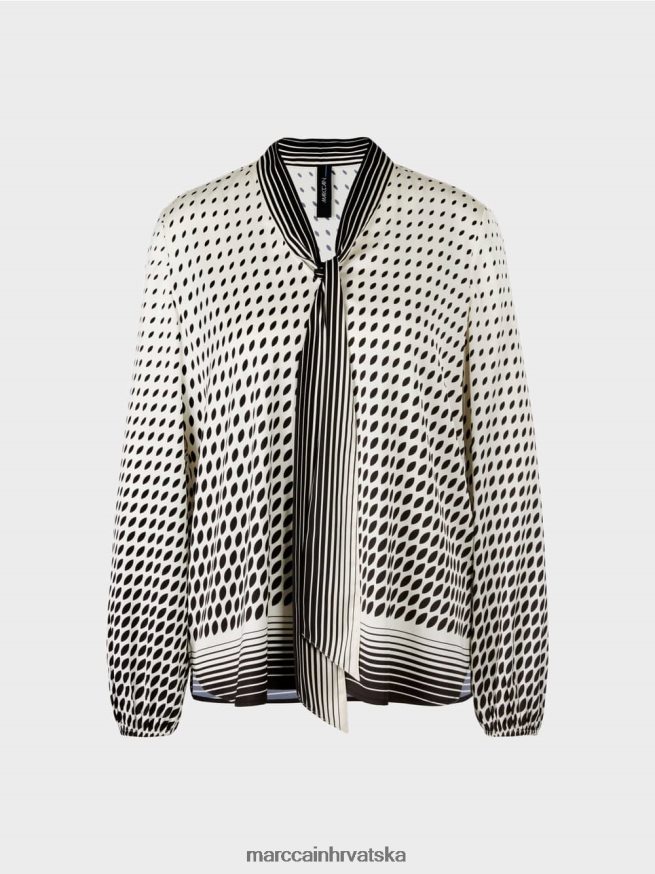 nova čisto roza Marc Cain bluza s mješavinom uzoraka odjeća 4D66P4996