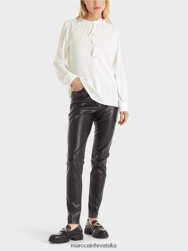 prljavo bijela Marc Cain lepršava bluza odjeća 4D66P4894