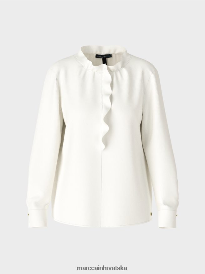 prljavo bijela Marc Cain lepršava bluza odjeća 4D66P4894
