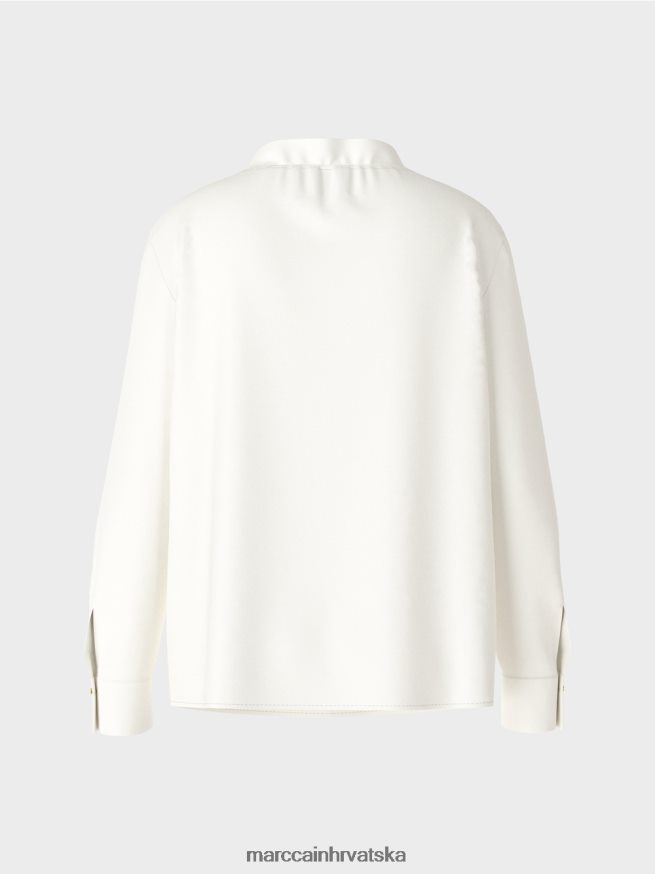 prljavo bijela Marc Cain lepršava bluza odjeća 4D66P4894