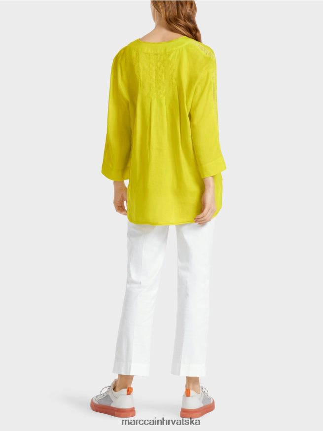 svijetla limetada Marc Cain bluza s aplikacijom 