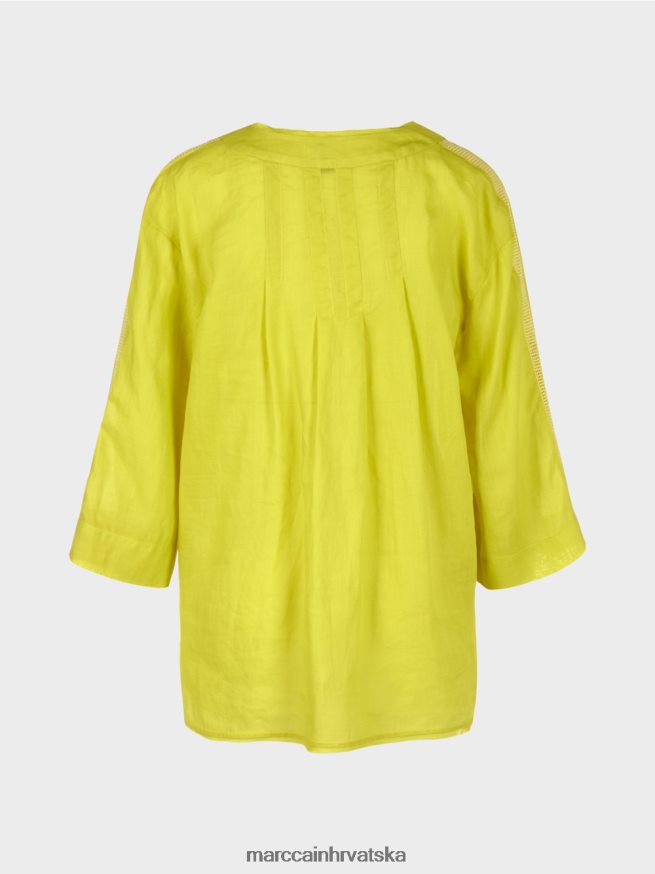 svijetla limetada Marc Cain bluza s aplikacijom 