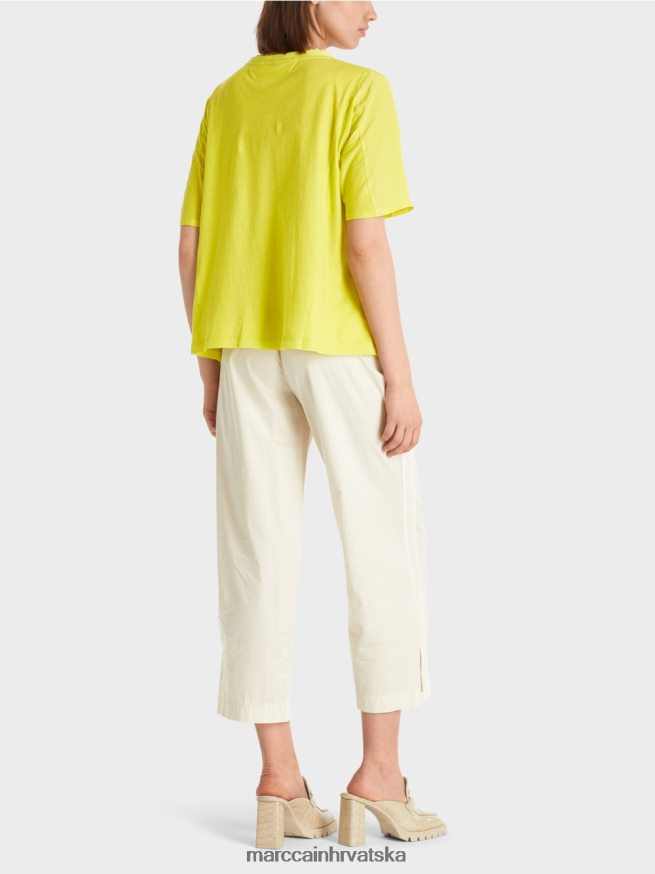 svijetla limetada Marc Cain gornji dio u stilu bluze u kombinaciji materijala odjeća 4D66P4935