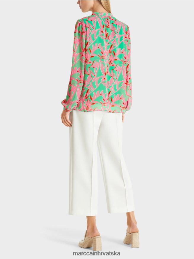 svijetli žad Marc Cain lepršava bluza odjeća 4D66P4974