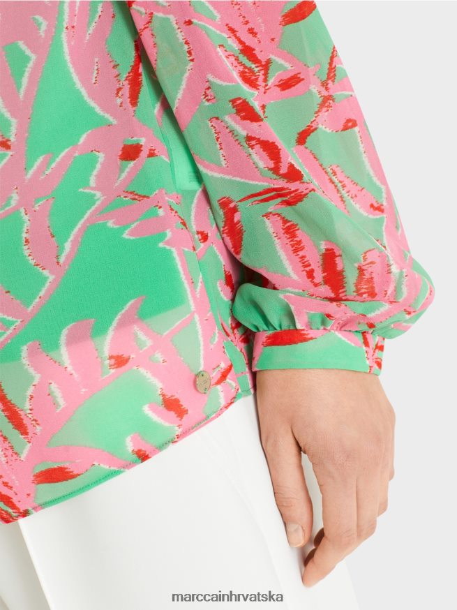 svijetli žad Marc Cain lepršava bluza odjeća 4D66P4974