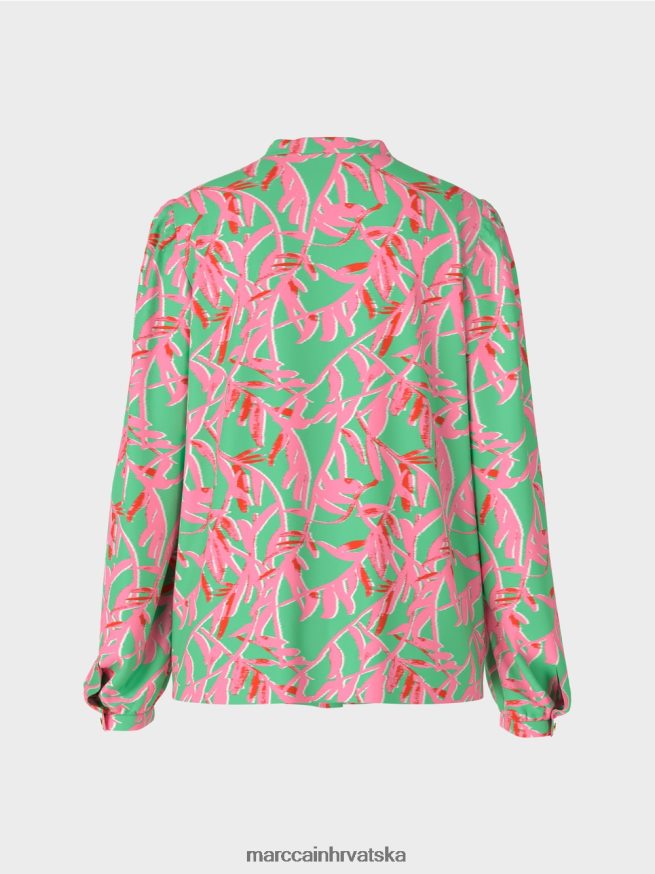 svijetli žad Marc Cain lepršava bluza odjeća 4D66P4974