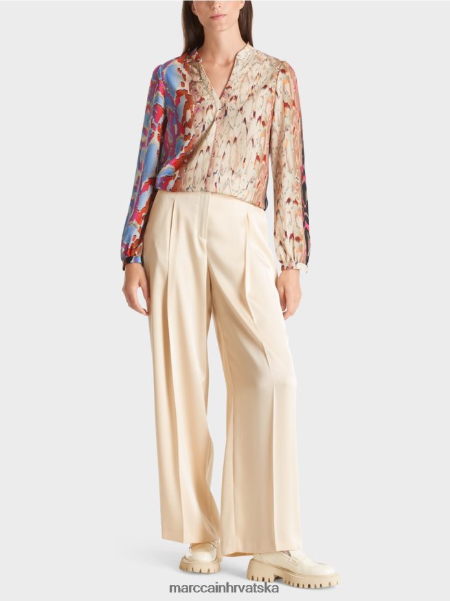 tamno ljetno nebo Marc Cain bluza s printom mix odjeća 4D66P4864