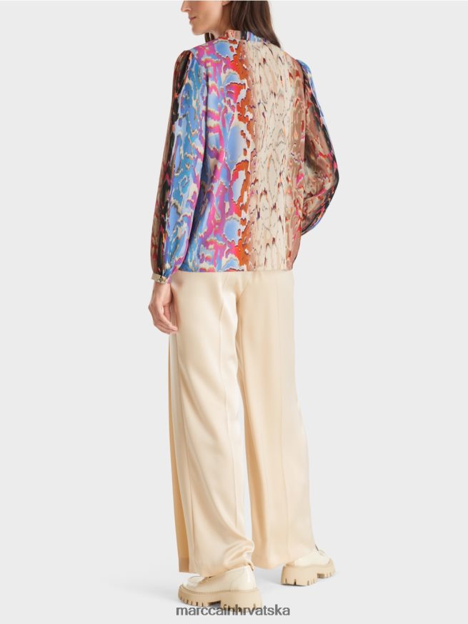 tamno ljetno nebo Marc Cain bluza s printom mix odjeća 4D66P4864