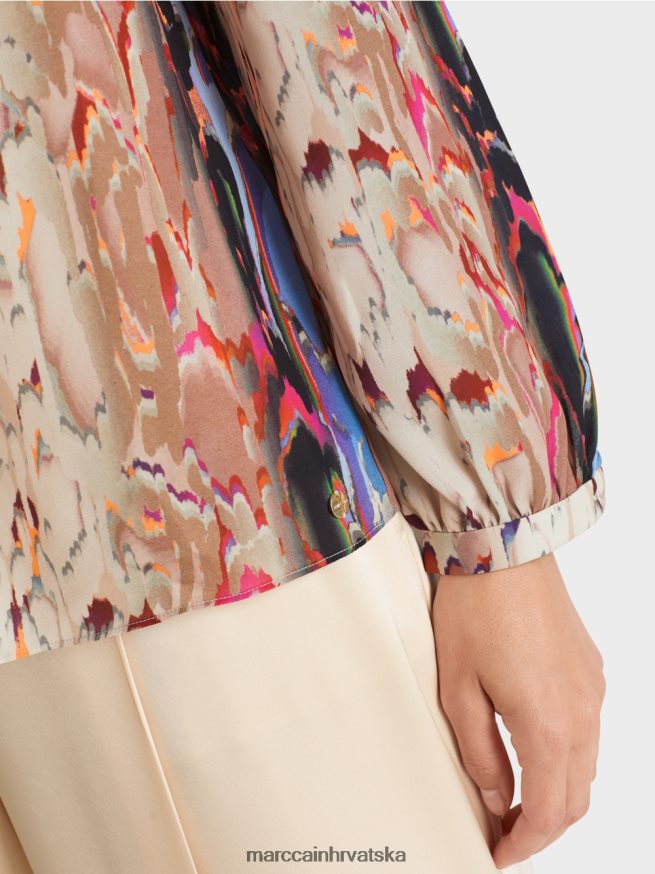 tamno ljetno nebo Marc Cain bluza s printom mix odjeća 4D66P4864