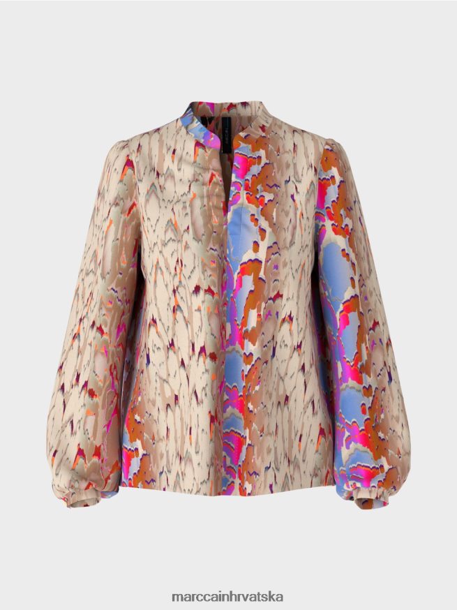 tamno ljetno nebo Marc Cain bluza s printom mix odjeća 4D66P4864