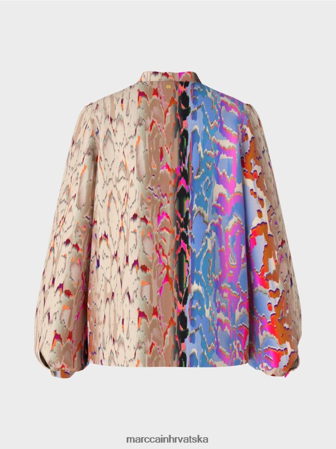 tamno ljetno nebo Marc Cain bluza s printom mix odjeća 4D66P4864