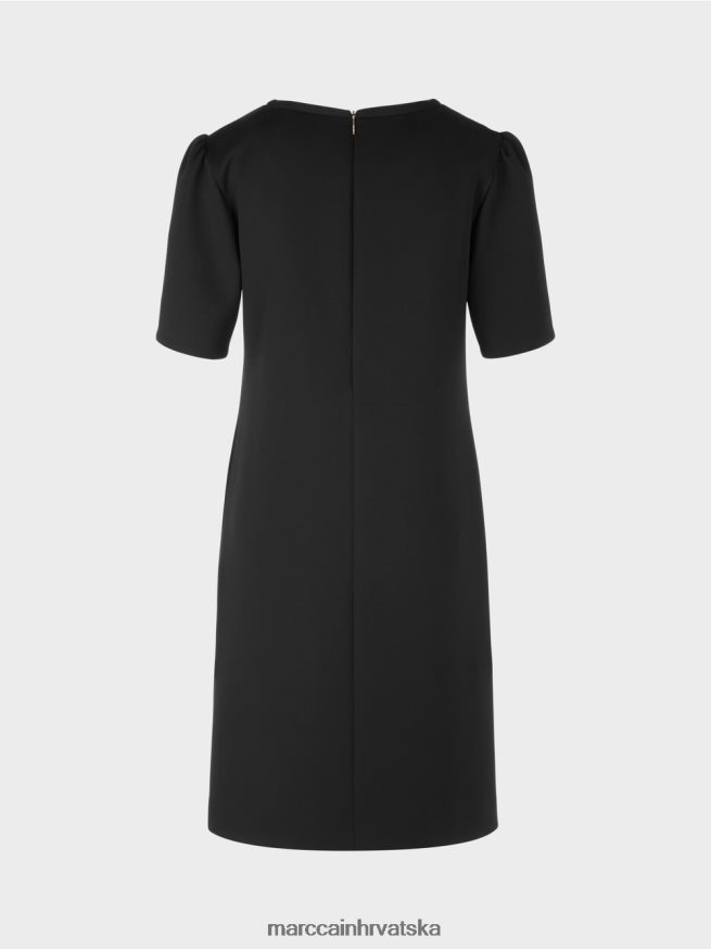 crno Marc Cain haljina s naglašenim ramenima odjeća 4D66P442