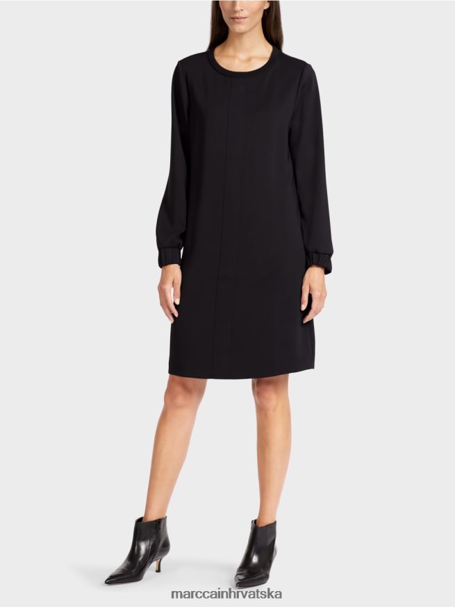 crno Marc Cain kratka sportska haljina odjeća 4D66P4136