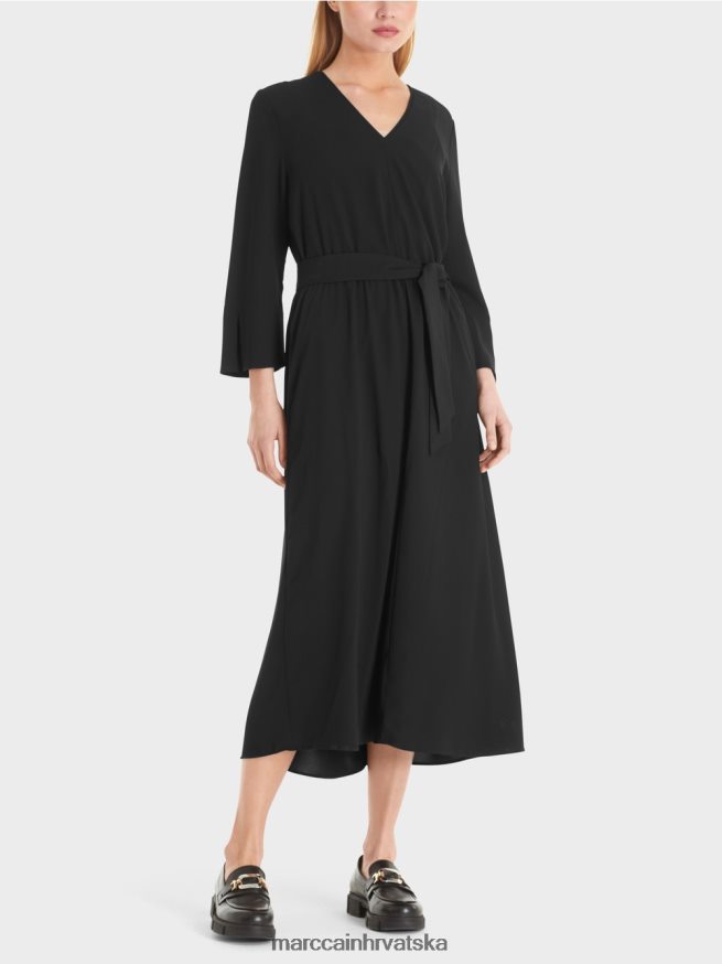 crno Marc Cain lepršava haljina odjeća 4D66P438